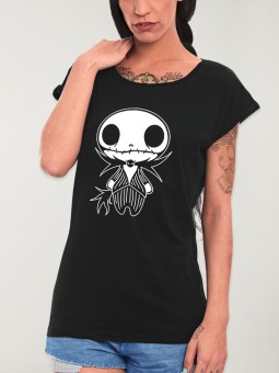 Women T-shirt Black Jack