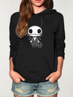 Women Hoodie Black Jack