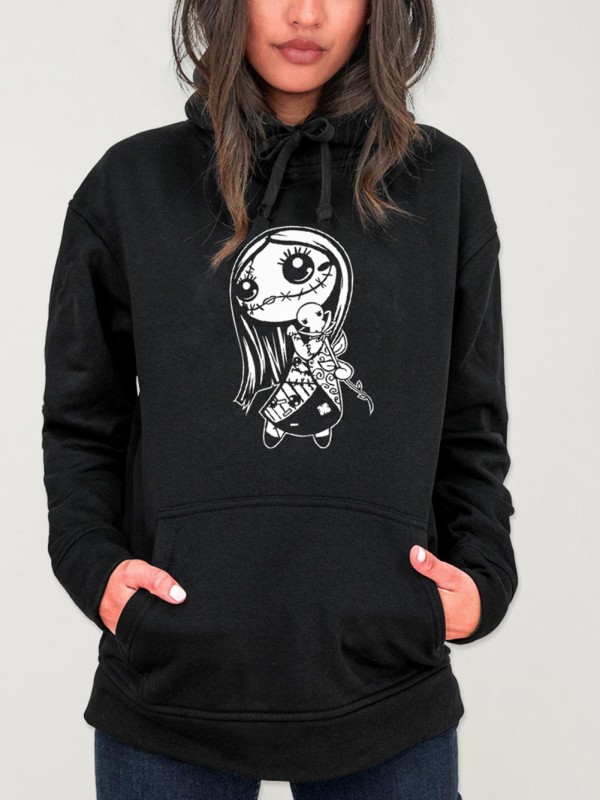 Women Hoodie Black Sally