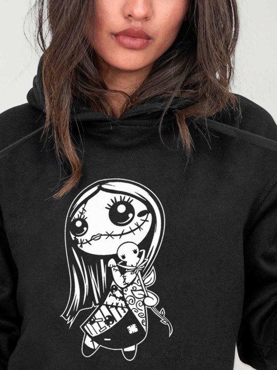 Women Hoodie Black Sally