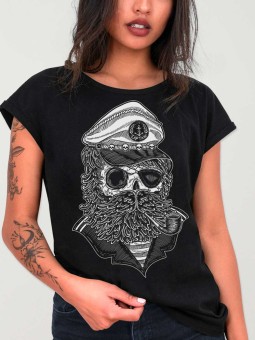 T-shirt Damen Schwarz Walking Dead Sailor